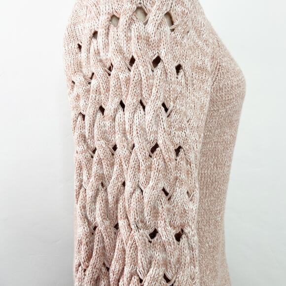 Jonathan Simkhai Olive Sweater Cardigan Ivory Dust Revolve Boho Casual Size S - Picture 5 of 10